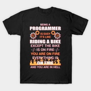 Programming is Easy | Funny Programmer T-Shirt